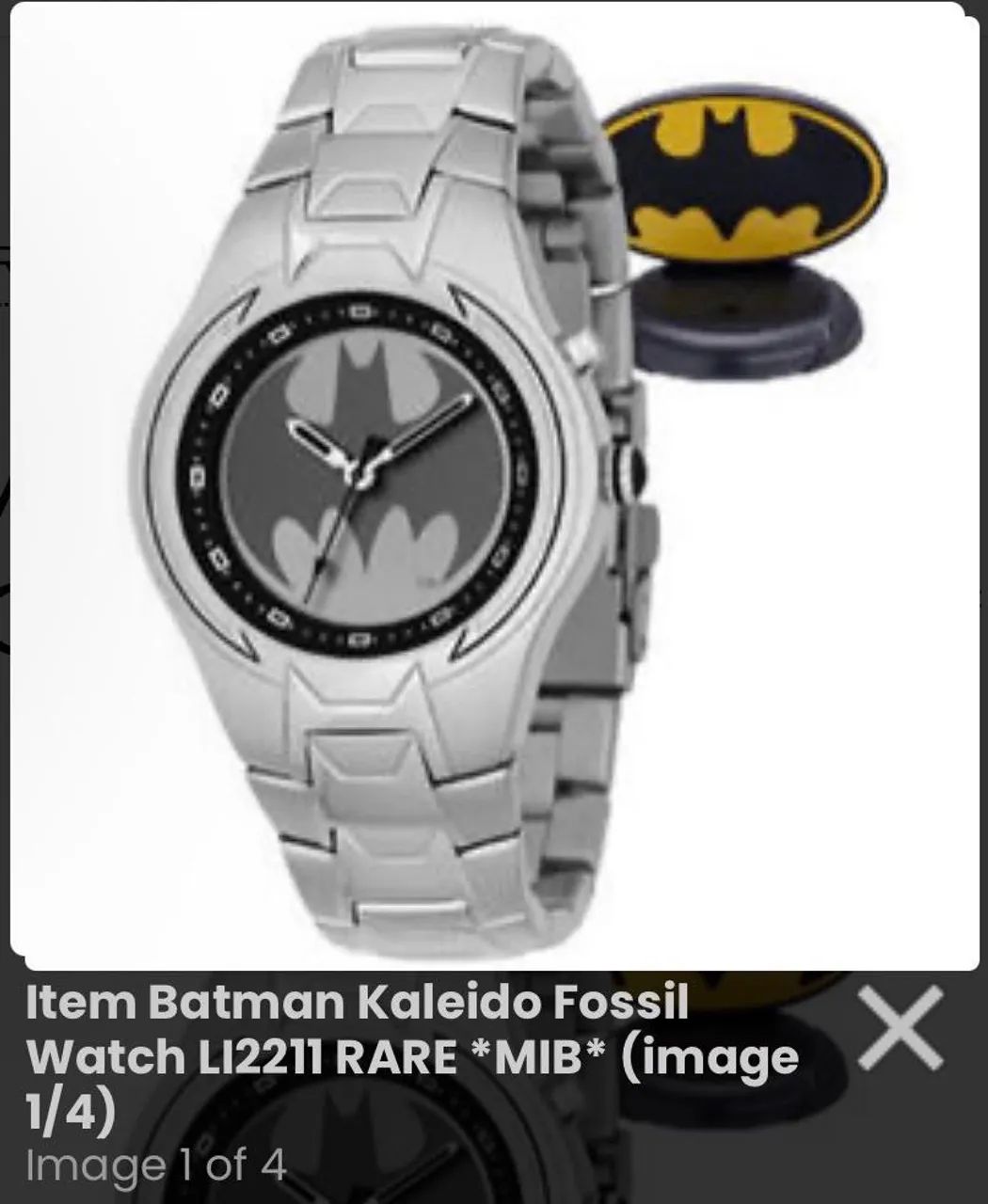 Relógio fóssil Batman kaleido lim2211rarissimo - Foto 2