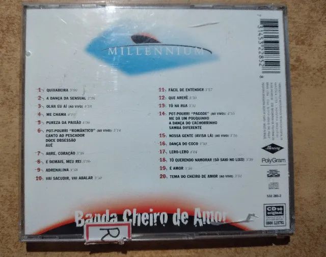 Cd Banda Cheiro De Amor - Millenium 1998 - Foto 2
