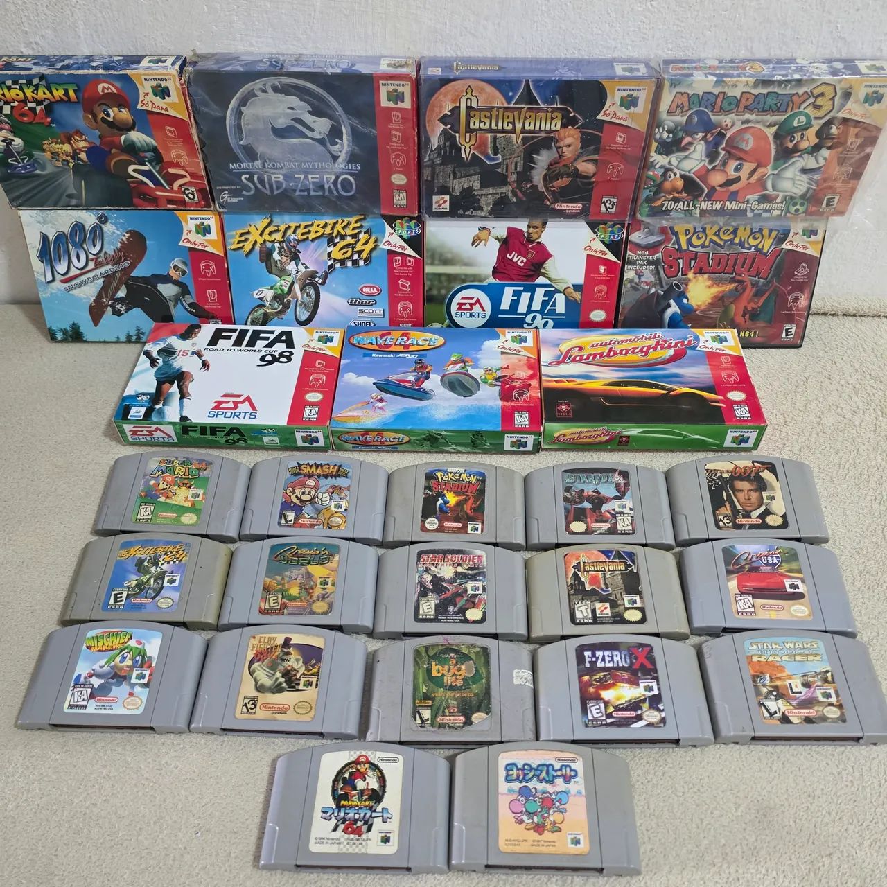 Jogos Originais Nintendo 64 - Jogos de Vídeo Game - João Paulo II