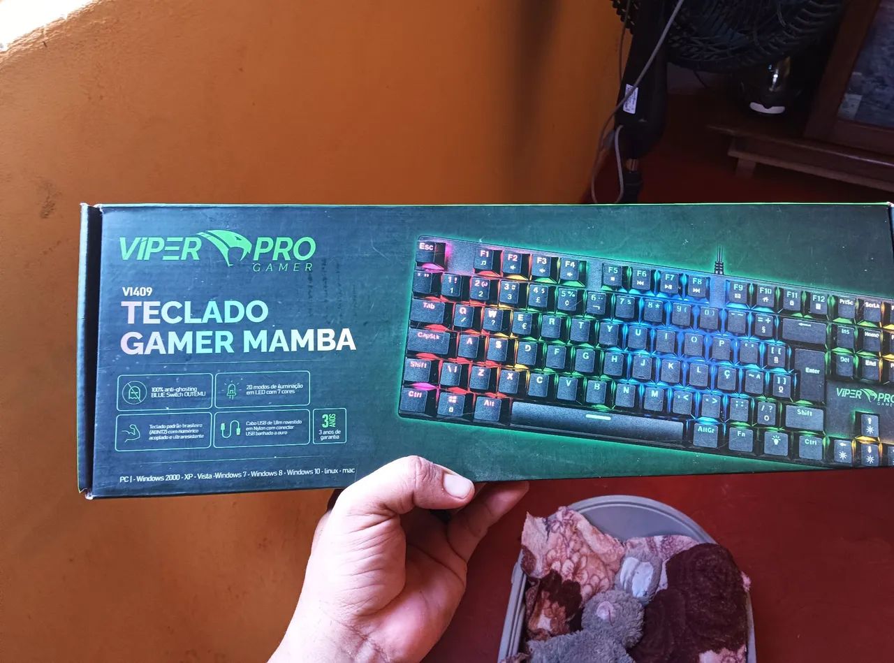 Teclado de computador mecânico game