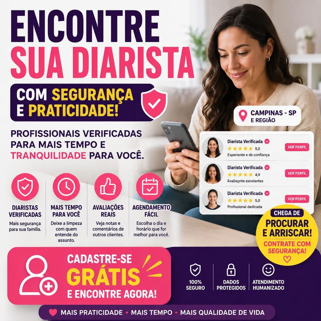 ? Diarista de Confiança | Agende Online em Minutos - Foto 2