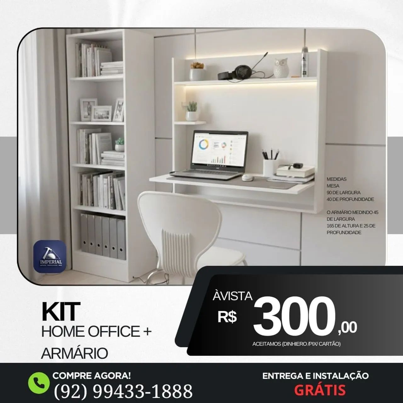 Mesa de estudo 100% MDF  - Foto 5