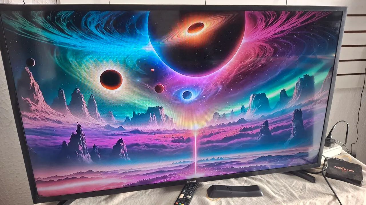 TV SAMSUNG 43 POLEGADAS SMART IMPECÁVEL COM GARANTIA DE FUNCIONAMENTO SUPER RÁPIDA TIZEM  - Foto 3