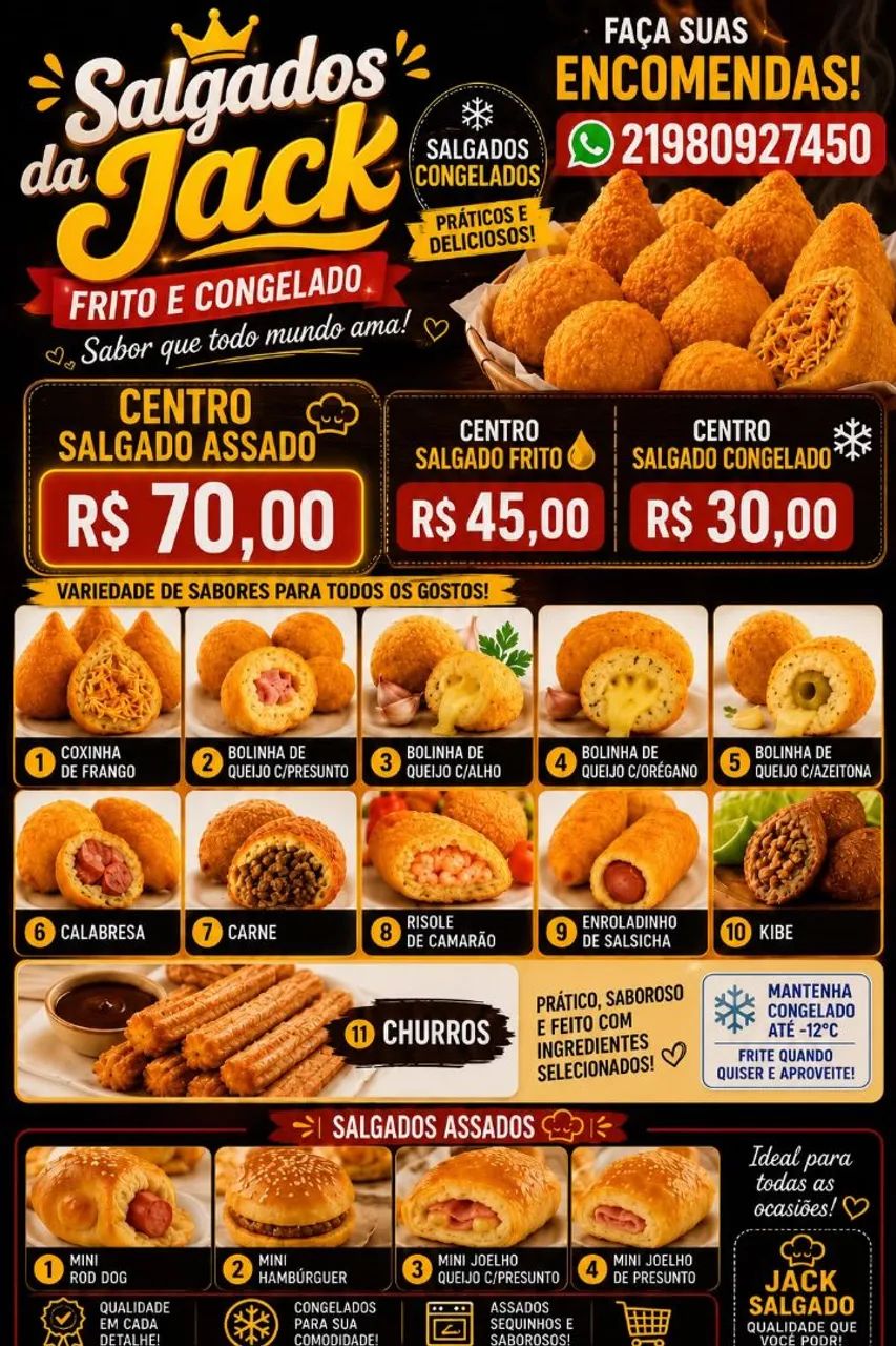 Salgados de festa
