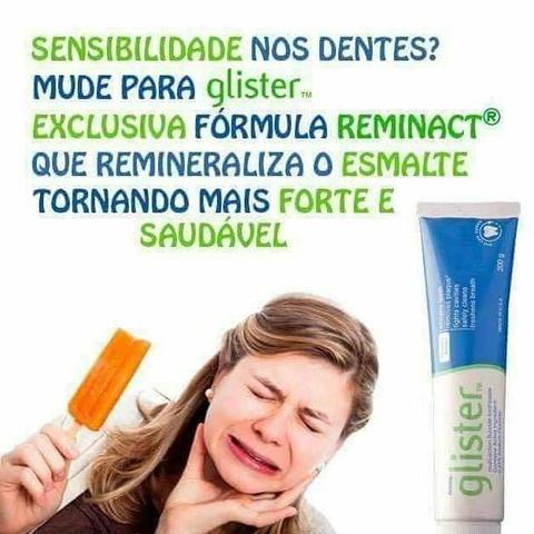 Creme Dental Glister Da Amway 5x Creme Dental Glister Amway 200g + Brinde (spray Bucal) - Foto 2