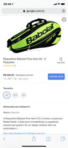 Bag Babolat X6 Pure Aero