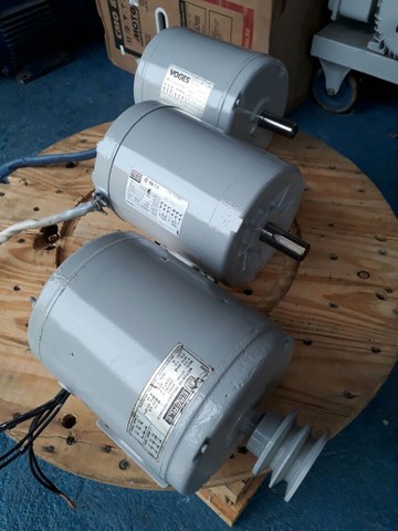 Motor elétrico trifásico para elevador automotivo. 