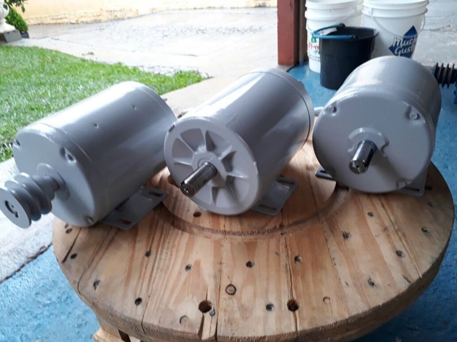 Motor elétrico trifásico para elevador automotivo.  - Foto 5