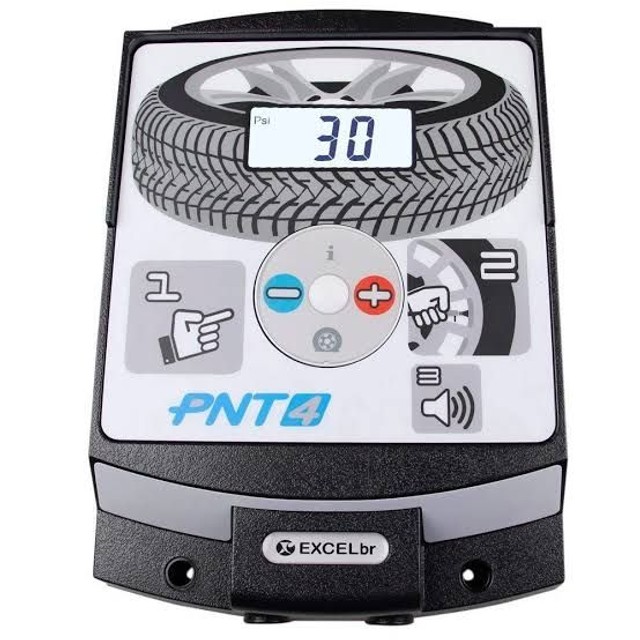 Calibrador De Pneus Eletrônico De Parede PNT4 - 145 Psi- Excel/Pneutronic<br><br>