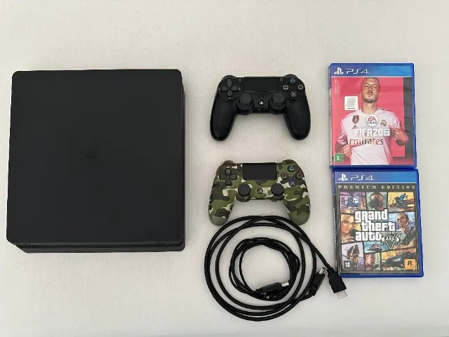 Jogo GTA V Premium Edition (lacrado) - PS4 - Sebo dos Games - 10 anos!