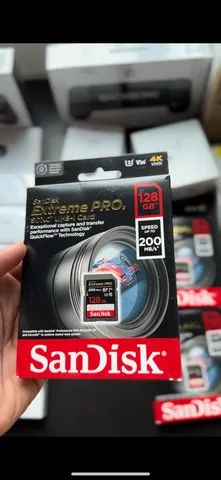 Cartão de memória Sandisk 128GB Extreme PRO 200MB/s - Foto 6