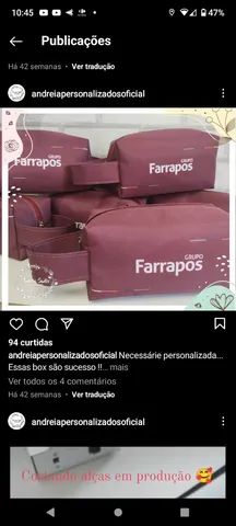 Lembrancinhas nécessaire box G personalizada  - Foto 5