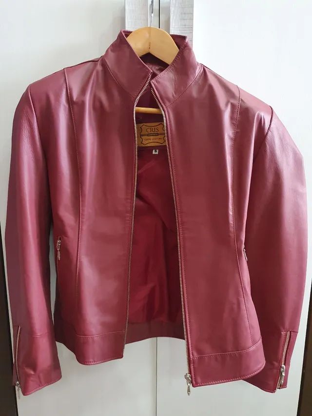 Jaqueta Cris Couro Legitimo - Foto 5