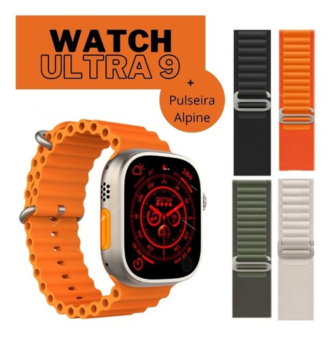 Smartwatch iwo Ultra Serie 9 C/gps e Bussola Top o Mlehor   Lançamento 2023 Lacrado!!!!