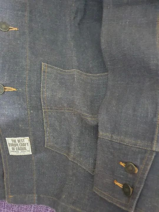 Casaco Jeans Mangas Compridas - Foto 5