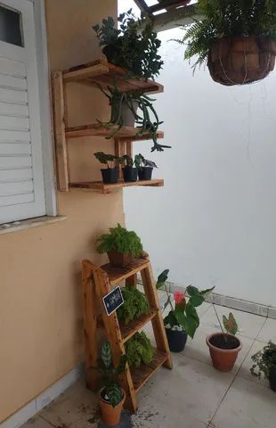 Floreira de palete. Fabricamos móveis rústicos de Pallet, Pallets e pinus. - Foto 4