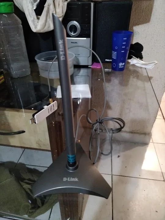 Antena Wi-Fi interna D-Link com base magnética