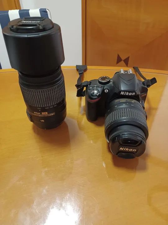 Kit câmera Nikon lente 18-55 e 55-300 - Foto 2