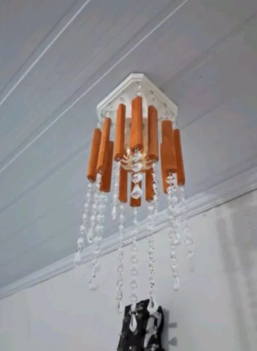 Lustre com cristais acrílico  - Foto 2