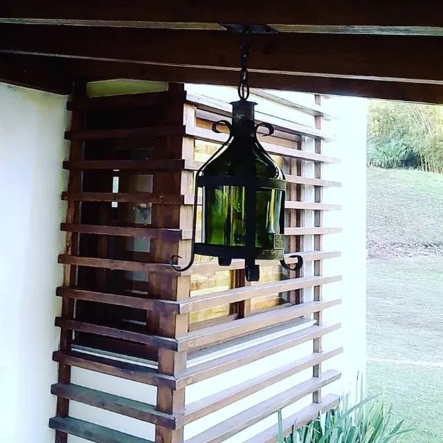 Luminárias em Ferro Forjado com Garrafão exclusivas na CasaDeFerro - Foto 6