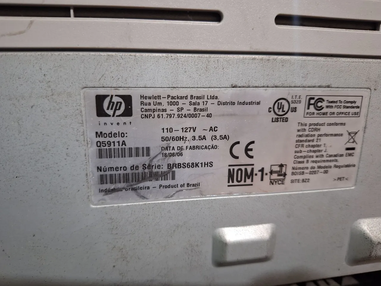 Impressora HP tonner