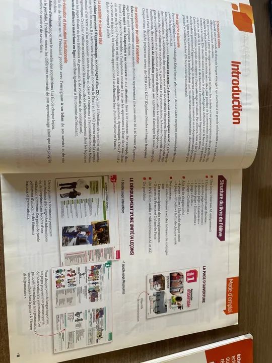Livro e livro de exercícios Echo Methode de Francais  - Foto 4