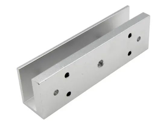 Suporte em U para porta de vidro ou alvenaria EL180U