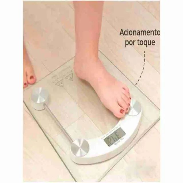 Balança Corporal Digital Quadrada até  180kg - Foto 3