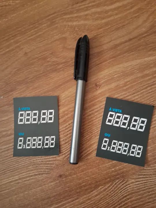 Etiqueta de preço (tem outra opção)