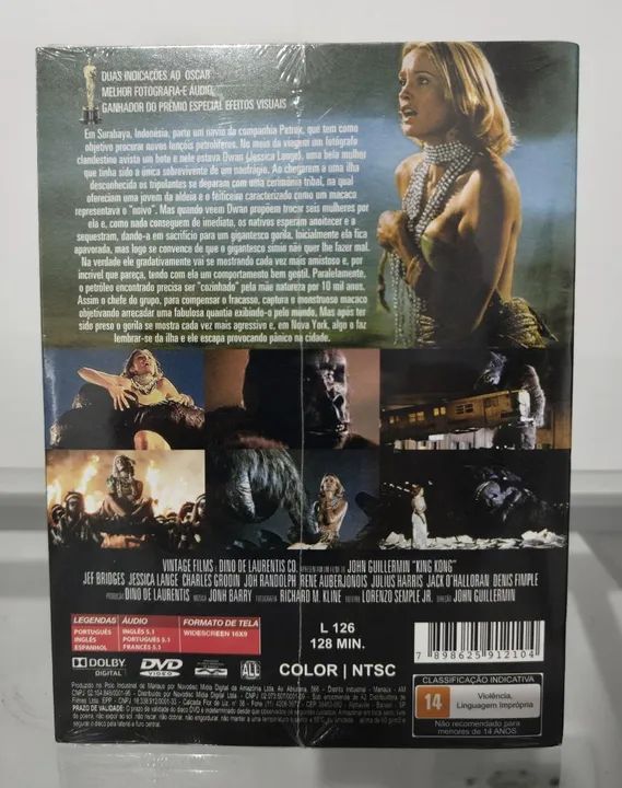King Kong 1976 DVD (Lacrado) - Foto 2