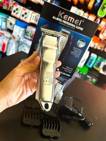 Barbeador Elétrico Sem Fio Kemei KM-1998 - Foto 2