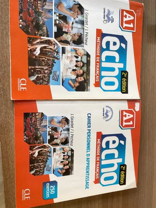 Livro e livro de exercícios Echo Methode de Francais  - Foto 2