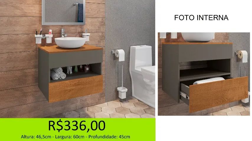 Armario para banheiro - parcelamos sem juros  - Foto 3