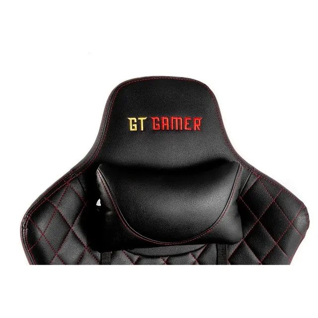 Cadeira Gamer Reclinável GT Black com Almofadas de Pescoço e Lombar | GT Gamer - WZetta - Foto 5