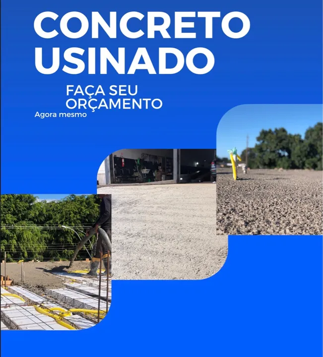 Concreto usinado + bomba estacionária