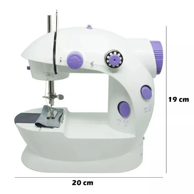 mini maquina de costura lk-8105 luatek biv 210x160x25mm - Foto 3