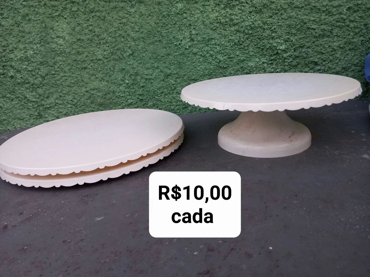 Boleira para bolo e bandeijas para doces - Foto 3