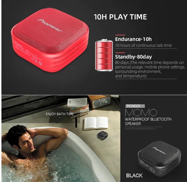 Pioneer - Caixa de som bluetooth - Foto 3