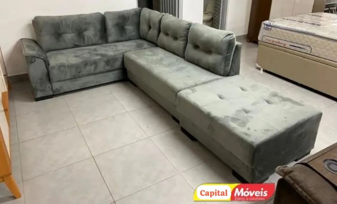 Sofá fixo de canto / Super Promoção 