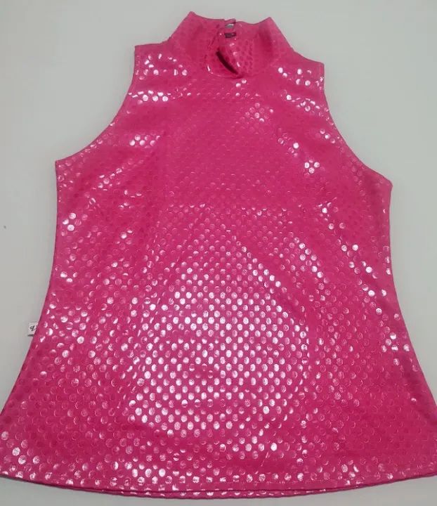 Blusa paetê Rosa Pink
