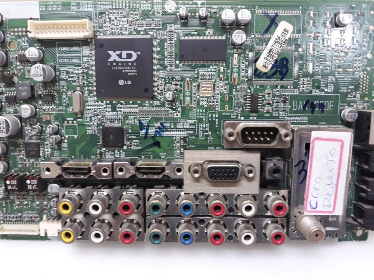 Vendo placa de vídeo TV LG. 42pg30r. Com defeito  - Foto 4