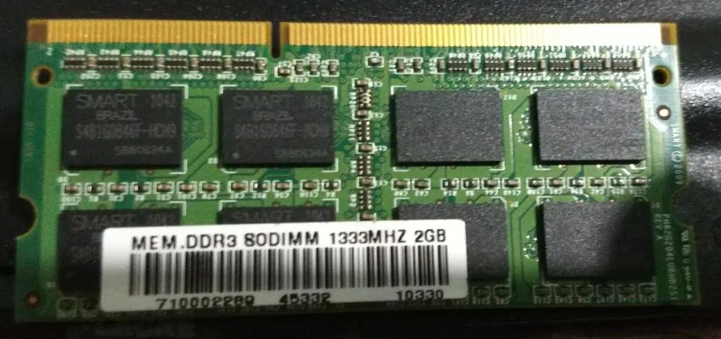 Memória Notebook DDR3 SODimm 1333Mhz 2Gb Smart - Foto 2