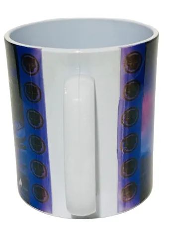 Caneca de Polímero (Plástico) Branca, Personalizada com Tema: Pantera Negra - Foto 2