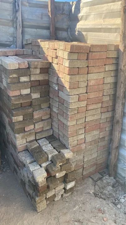 Bloquete retangular de concreto 10x20. Ótimo preço R$ 0,90 cada! Total de 1.150 peças. - Foto 3