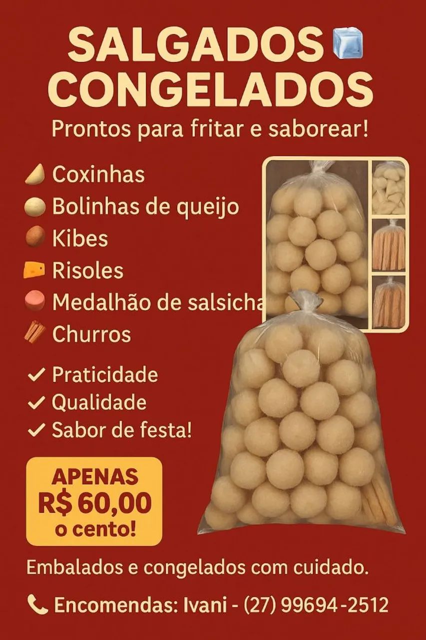 Salgados Congelados Donna Ivani! - Foto 2