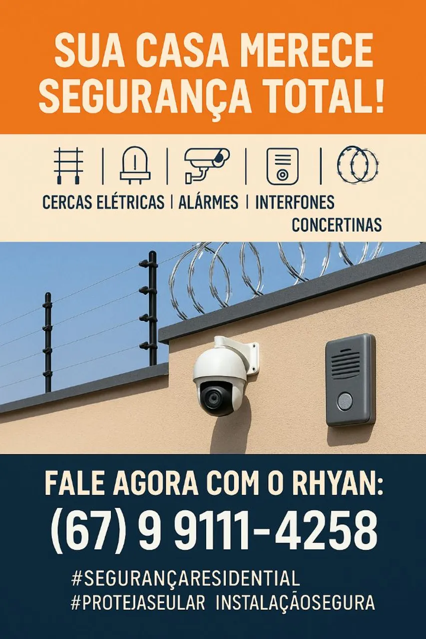 Segurança Total para sua casa!