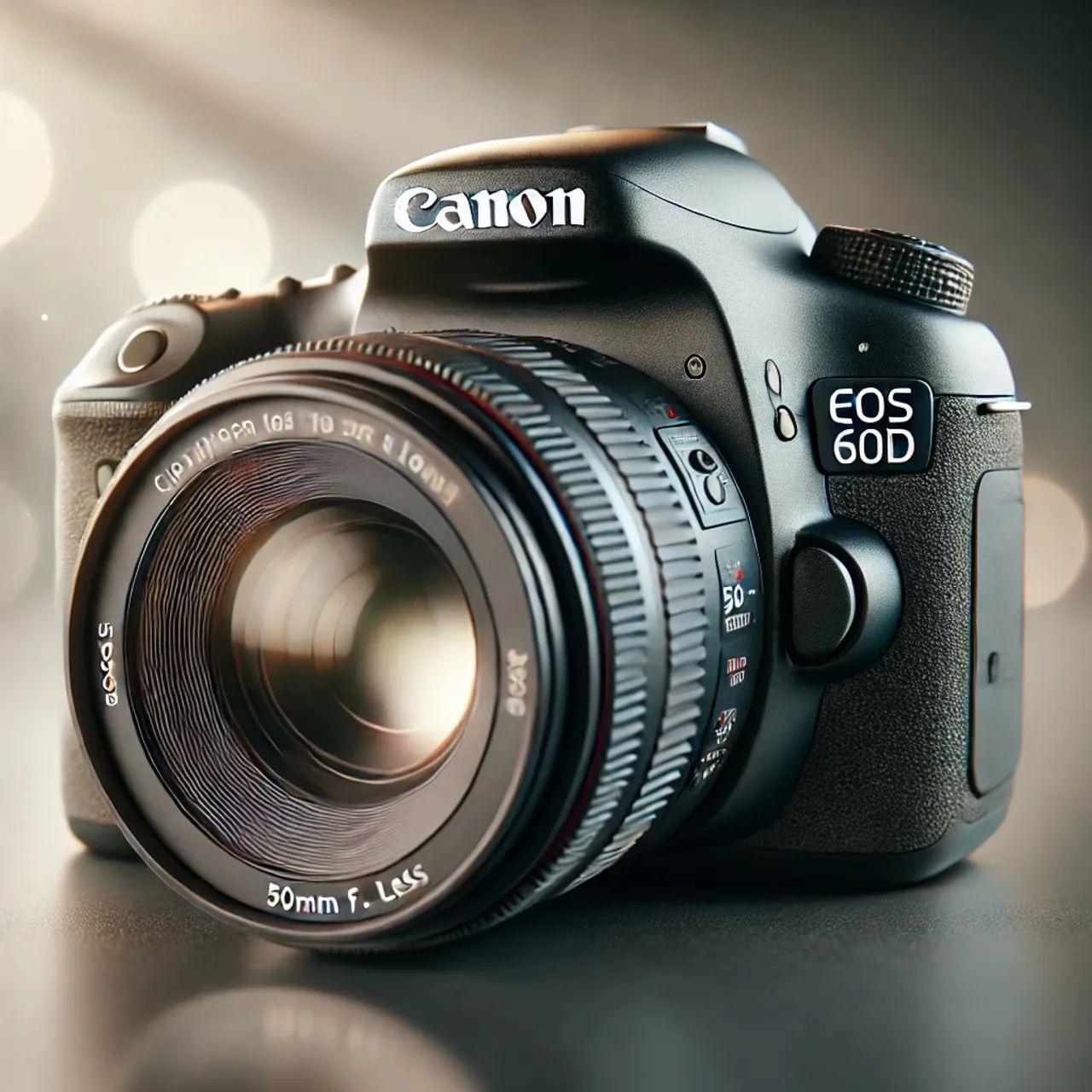 Canon 60D DSLR com lente 50mm 1.8 
