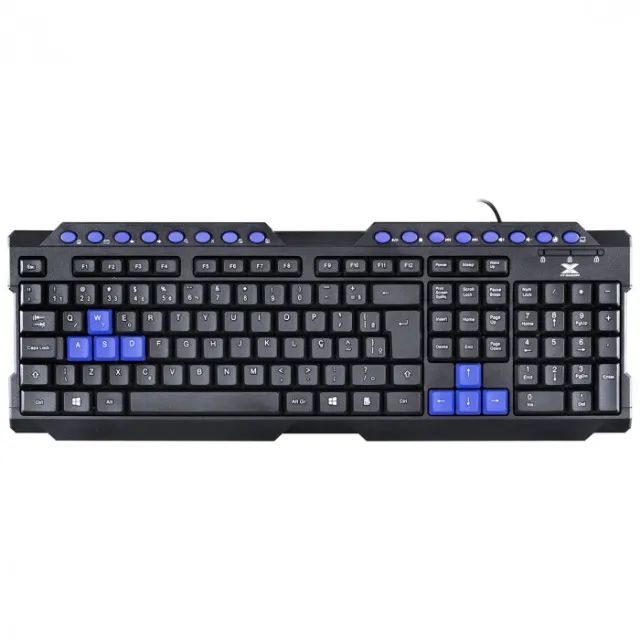 Teclado Vinik Dragon V2 VX Gaming Black/Blue - WZetta - Foto 4