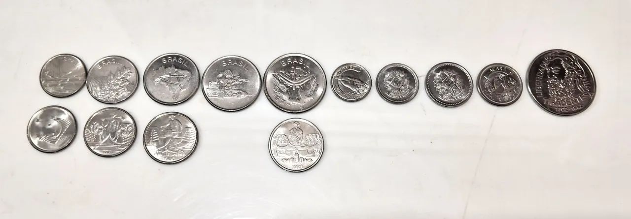 Coleção de Moedas Cruzeiro - 14 moedas - Foto 2