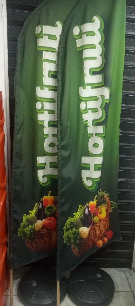 2 Banner Bandeiras de HORTIFRUTI  - Foto 2